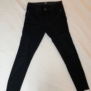 Paige Hoxton Ultra Skinny Jeans in Black - Size 29